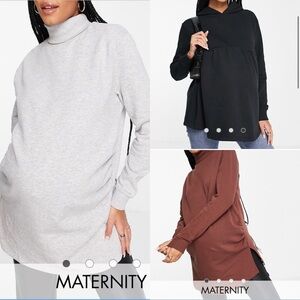 Threadbare Maternity Sweatshirt 3pc Bundle/Lot